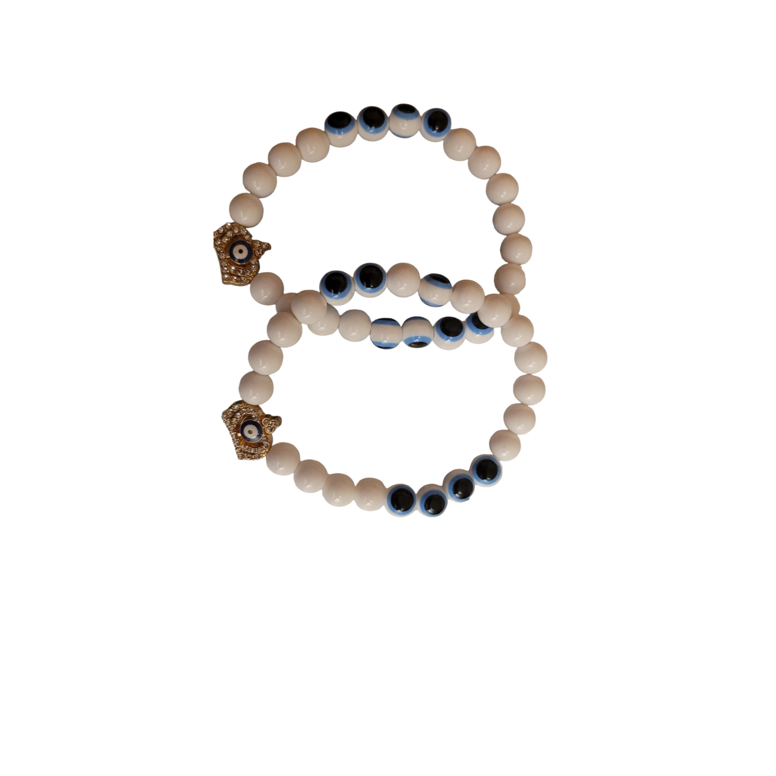 White bead crown blue(discontinued)