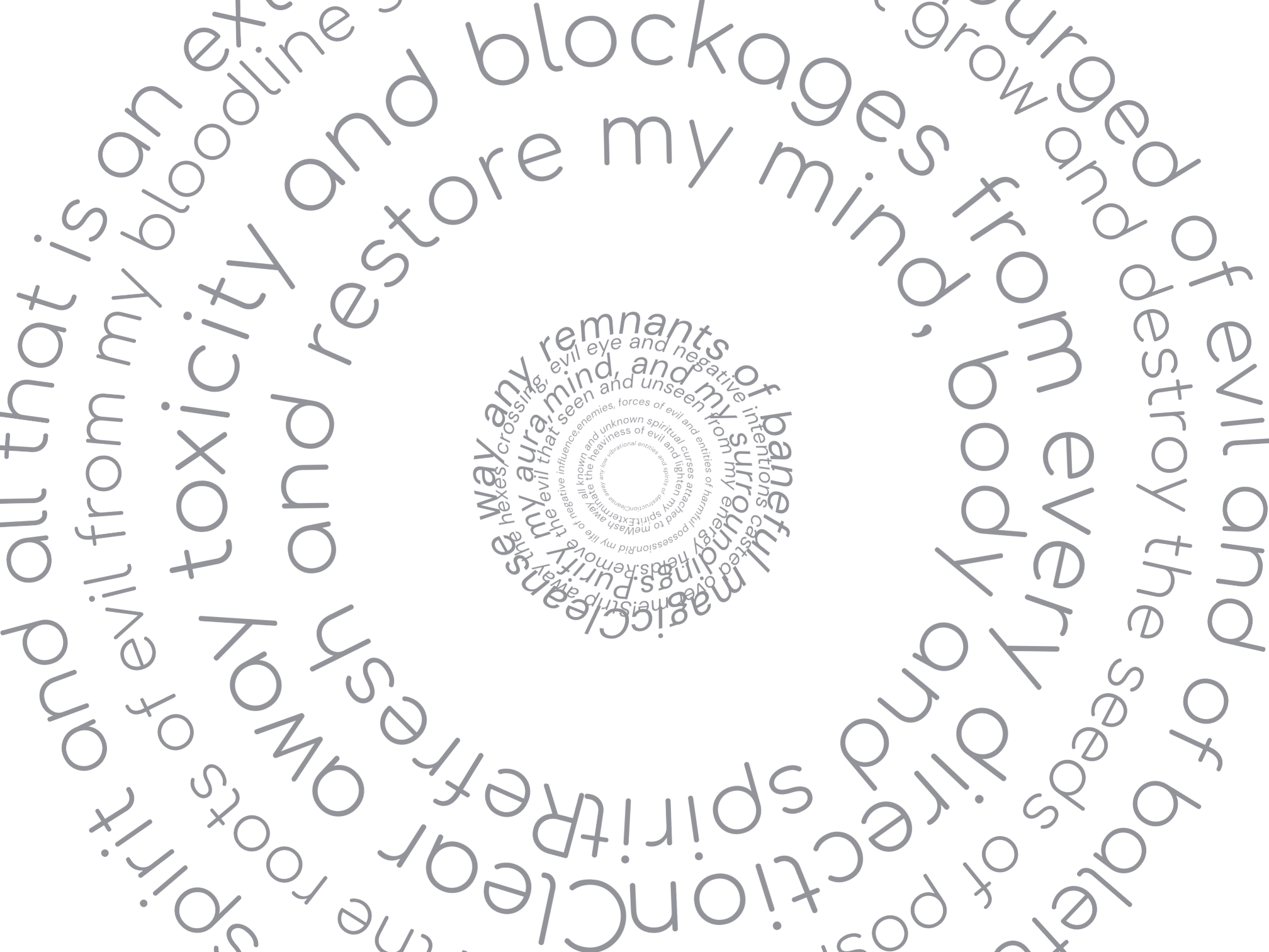 Cleanser Projection Power (round stone beads)