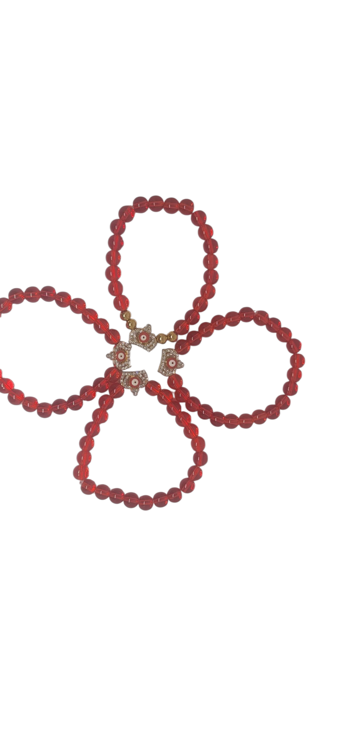 Red evil eye bracelet(petite size)